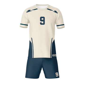 Чоловіча волейбольна форма ID Sport біла з темно-синіми акцентами